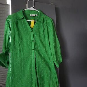 D&co Green Blouse